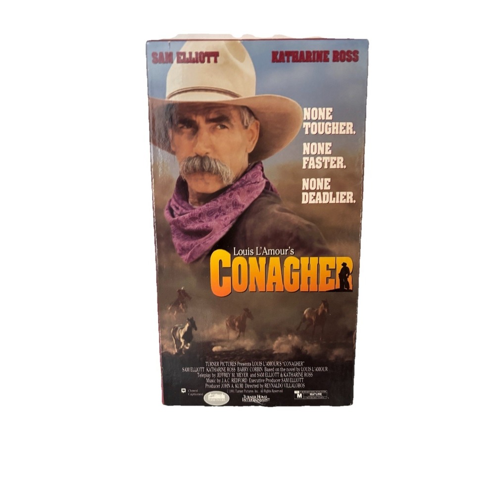 Conagher (VHS, 1994)  Classic Western - Sam Elliott!